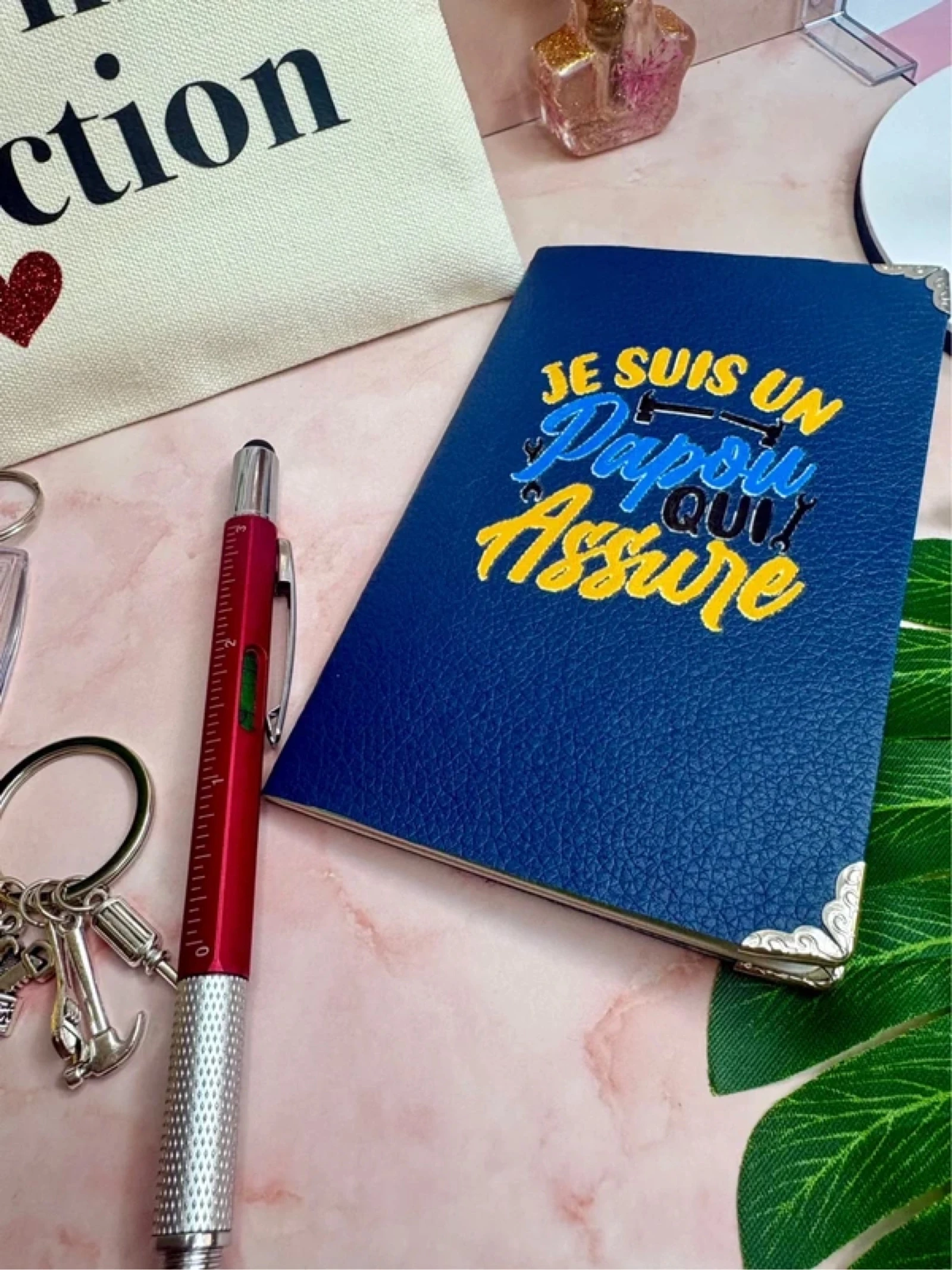 Father's Day Gift Set – Pouch, Notebook and Customizable Accessories – photo 3